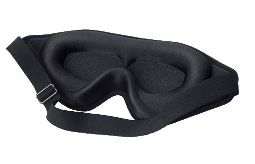 ComfyLab 3D Sleep Mask – 100% light‑blocker med memory‑polstring