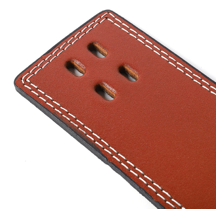 Lever Buckle Fitness Belt – powerlifting belt – sort/brun