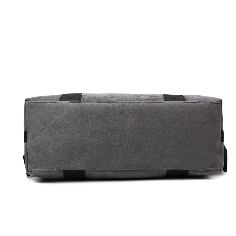 Women's Large-Capacity Sports &amp; Travel Bag - Weekend Bag - Grey 