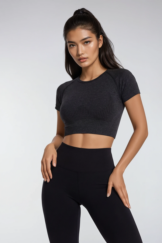 Seamless Short-Sleeve Training Top – Multiple Colours