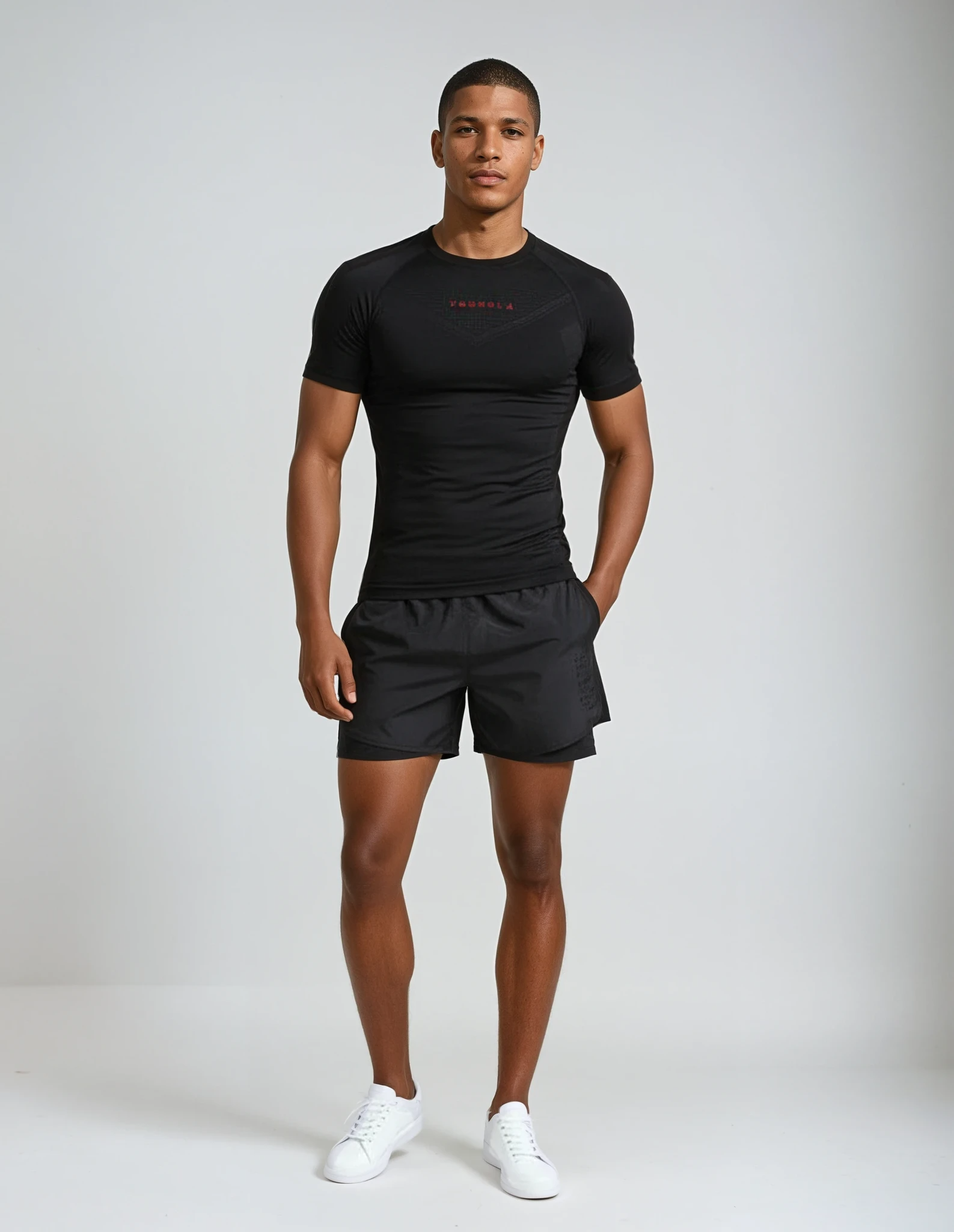 Youngla – Men’s Slim Fit Sports Tee – stræk og svedtransport – flere farver