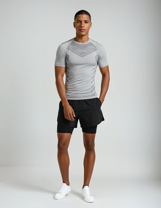 Youngla – Men’s Slim Fit Sports Tee – stretch & moisture-wicking – multiple colours