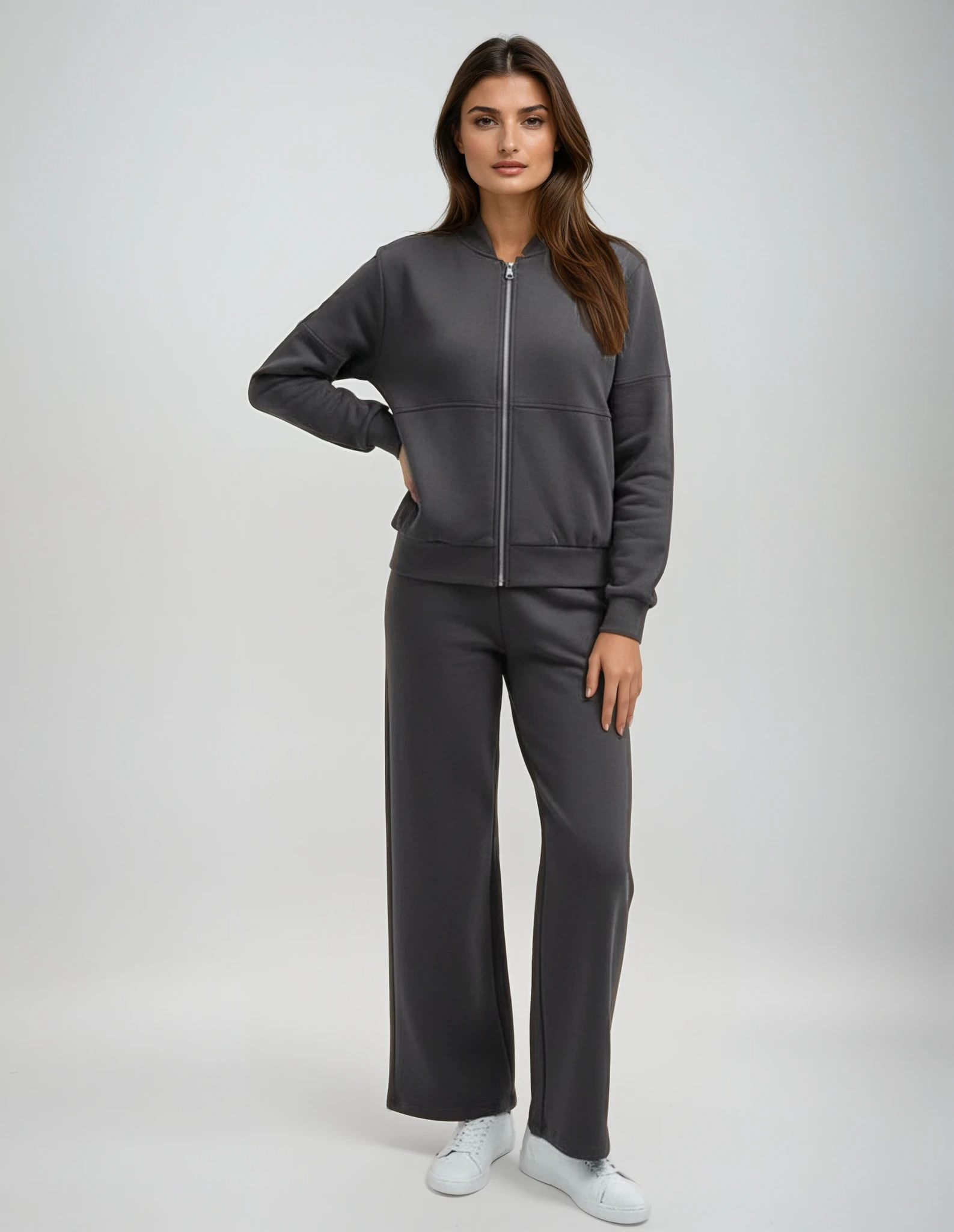 Ensedy Loungewear Sæt – blødt træningssæt – grå