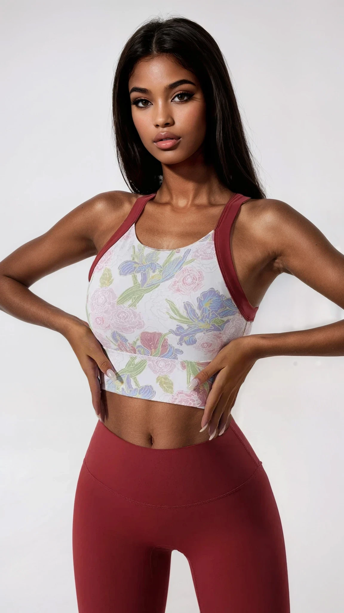 Seamless Performance Sports‑BH – high support, åben ryg – flere farver