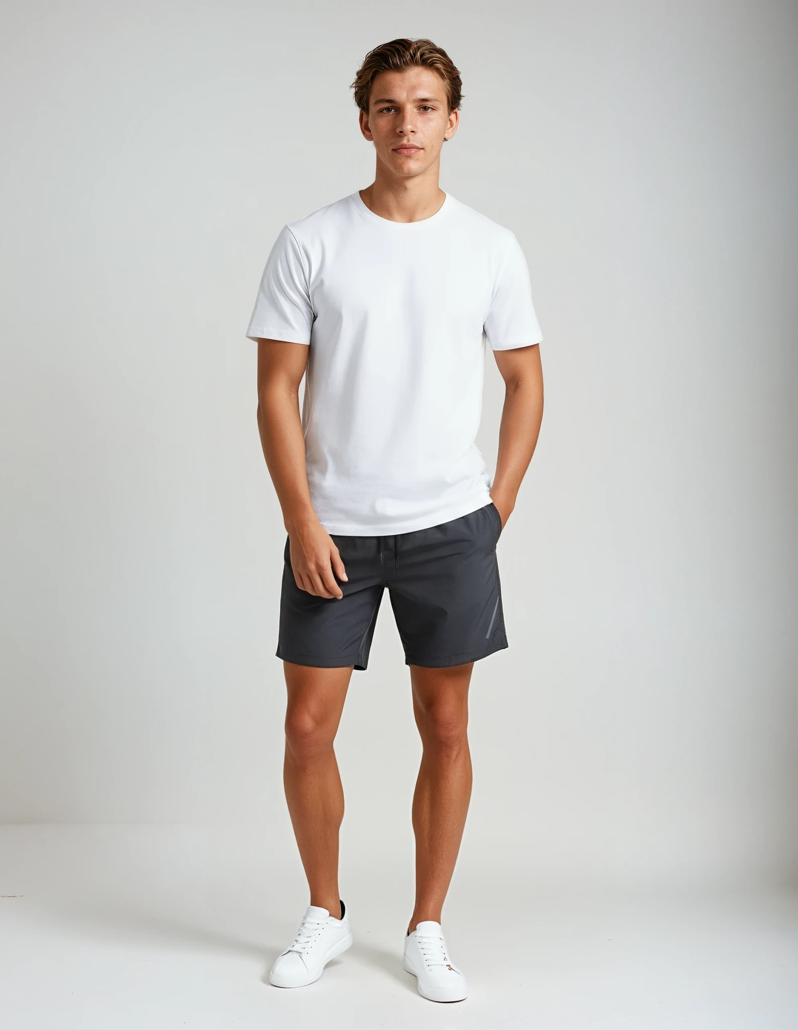 Quick‑Dry Men’s Fitness Shorts – let, tynd sektion – casual træning – flere farver
