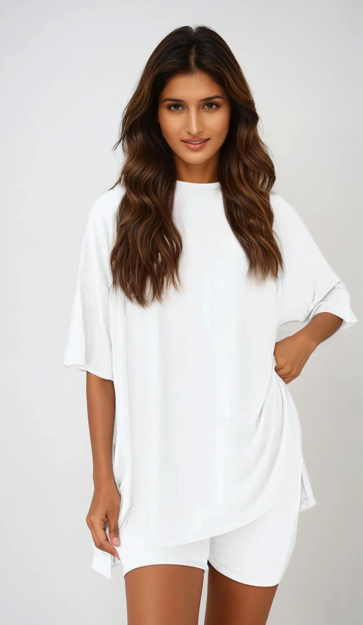 Everyday Comfort Sæt – lounge top + shorts – blød rib – flere farver