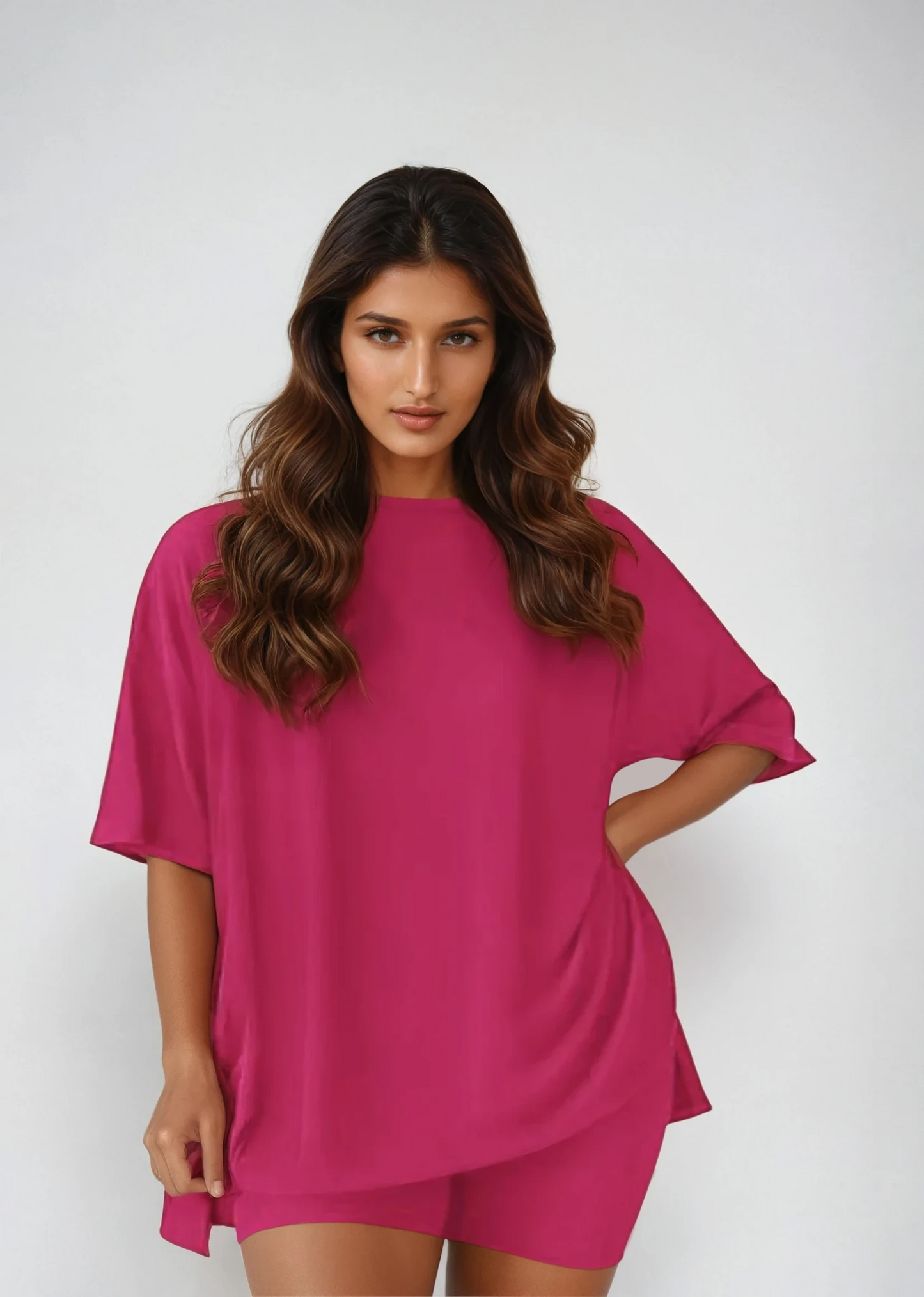 Everyday Comfort Set – loungetop + shorts – zachte ribstof – diverse kleuren