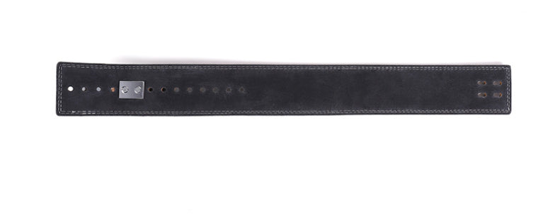 Lever Buckle Fitness Belt – powerlifting belt – sort/brun